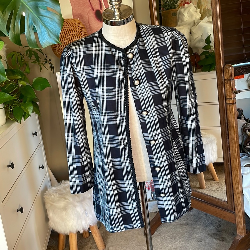 Vintage plaid jacket